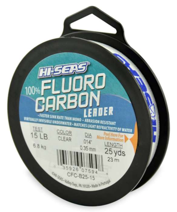 Hi-Seas Fluorocarbon Leader 25 yd. Spool - CFC-B25-15