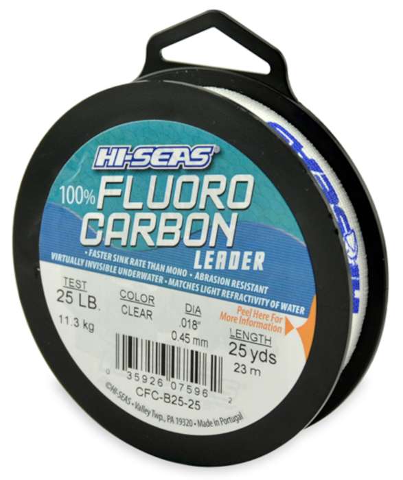 Hi-Seas Fluorocarbon Leader 25 yd. Spool - CFC-B25-25