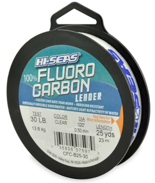 Hi-Seas Fluorocarbon Leader 25 yd. Spool - CFC-B25-30