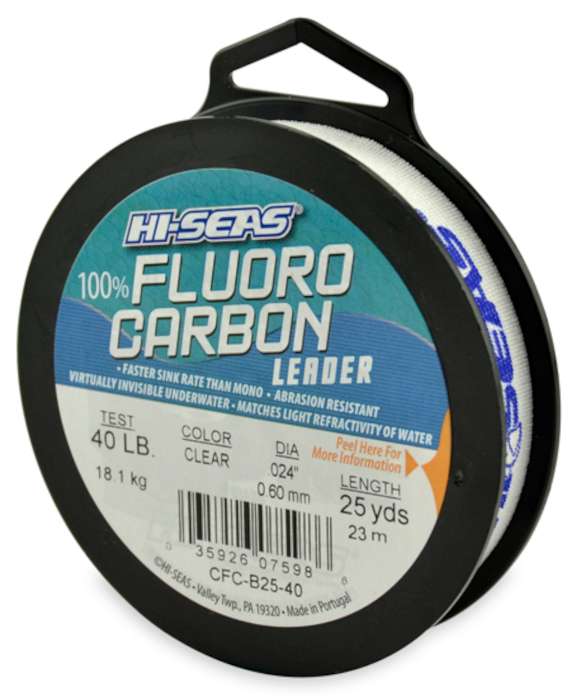 Hi-Seas Fluorocarbon Leader 25 yd. Spool - CFC-B25-40