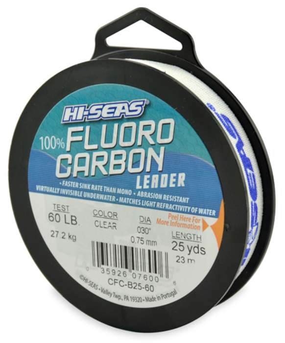 Hi-Seas Fluorocarbon Leader 25 yd. Spool - CFC-B25-60