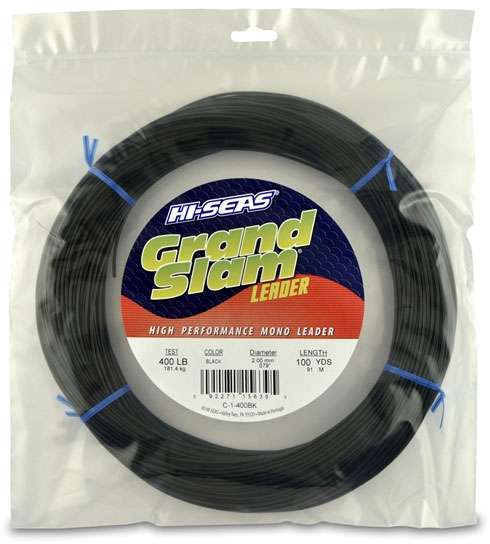 Hi-Seas Grand Slam Leader 100 yd. Coil Black - C-1-400BK