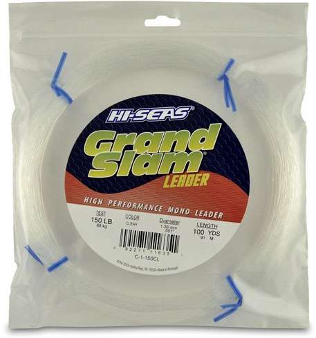 Hi-Seas Grand Slam Leader 100 yd. Coil Clear - C-1-150CL