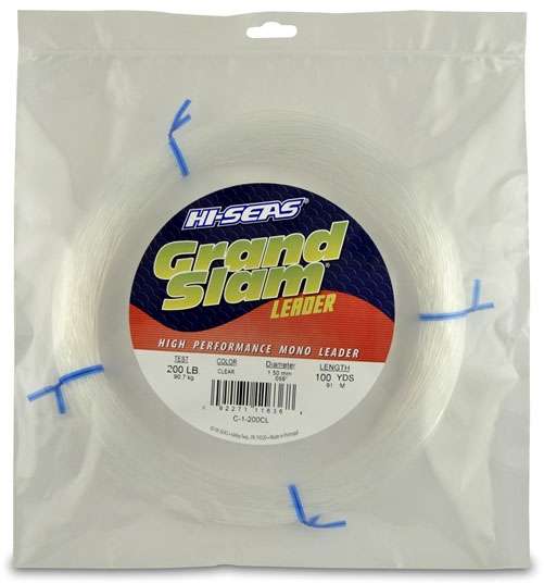 Hi-Seas Grand Slam Leader 100 yd. Coil Clear - C-1-200CL