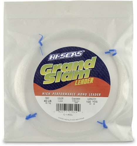 Hi-Seas Grand Slam Leader 100 yd. Coil Clear - C-1-40CL