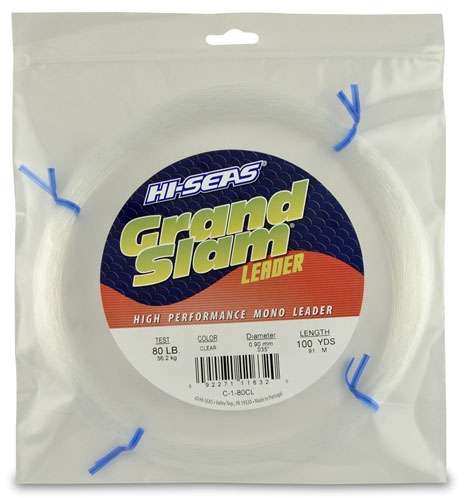 Hi-Seas Grand Slam Leader 100 yd. Coil Clear - C-1-80CL