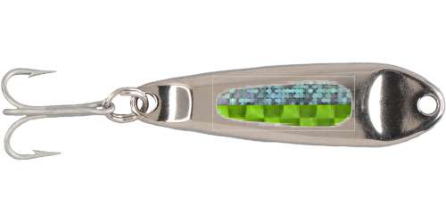 Hopkins Smoothie Lure SMS1 Split Prism SMS1CS Chartreuse/Silver - SMS1 SMS1CS Chartreuse/Silver