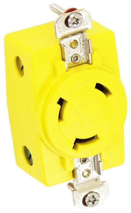 Hubbell 3-Wire Receptacle - #328DCR