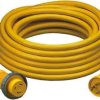 Hubbell Molded Cord Set - 30A - 50ft - Yellow - 61CM08