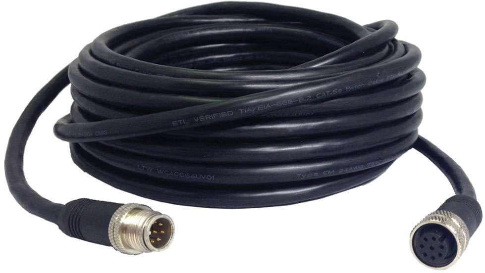 Humminbird AS ECX 30E Ethernet Cable Extender - 8-Pin - 30ft - 760025-1