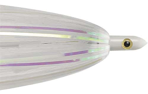 IL JR450 White Head Lure Mylar Crystal