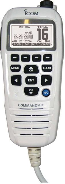 Icom COMMANDMICIV Remote-Control Microphone - Super White - HM195GW