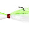 Intent Tackle Mylar Series Bucktail - 1/2oz - White/Chartreuse