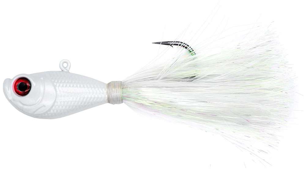 Intent Tackle Mylar Series Bucktail - 1oz - White