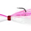 Intent Tackle Mylar Series Bucktail - 1oz - White/Pink