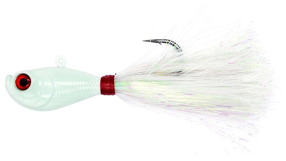 Intent Tackle Mylar Series Bucktail - 4oz - Glow