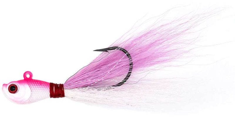 Intent Tackle Pro Series Bucktail - 1oz - White/Pink