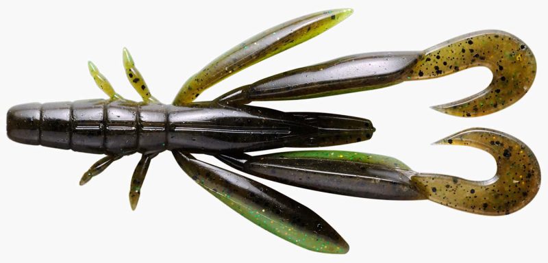 Jackall Chunk Craw - 3.5in - Green Pumpkin Pepper - JCHUN35-GPP