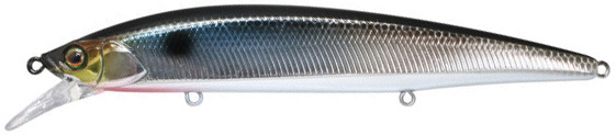 Jackall Rerange 110MR Jerkbait - HL Silver Shad