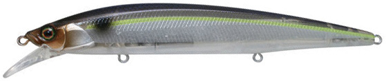 Jackall Rerange 110MR Jerkbait - SG Threadfin Shad