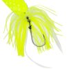 Jigging World Fluke Spoon Rig - 4.5in - Chartreuse