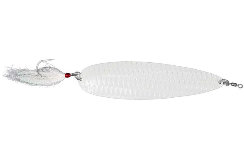 Jigging World Jigging Flutter Spoon - 7in - 2.5oz - Bone