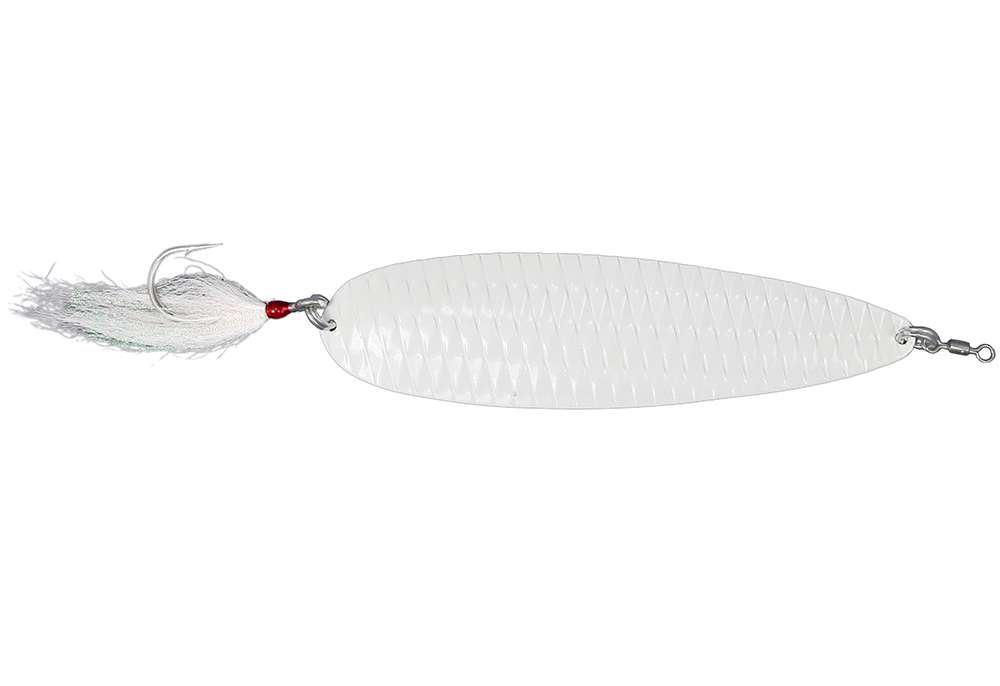 Jigging World Jigging Flutter Spoon - 7in - 2.5oz - Bone