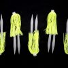 Jigging World Micro Silicone Skirt Teaser - Chartreuse - 5 Pack