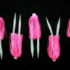 Jigging World Micro Silicone Skirt Teaser - Pink - 5 Pack