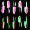 Jigging World Micro Silicone Skirt Teaser - Pink Shine - 5 Pack