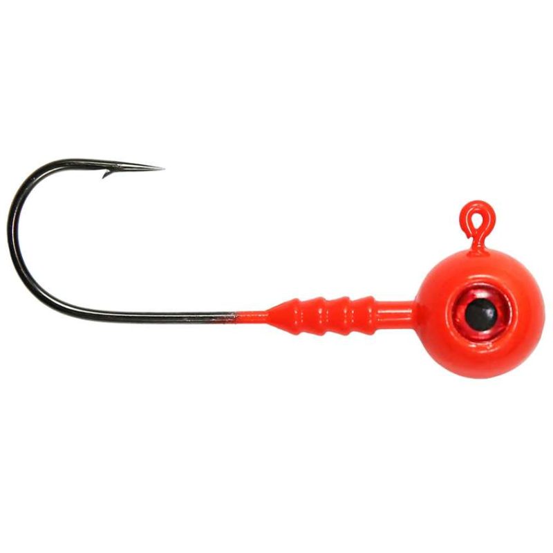 Jigging World Power Ball V2 Jig Head - 1/2oz - Salmon Red