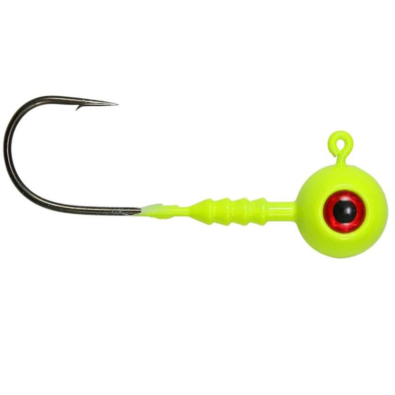 Jigging World Power Ball V2 Jig Head - 1oz - Charteuse