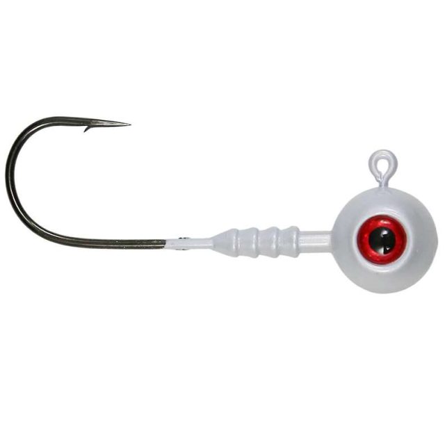 Jigging World Power Ball V2 Jig Head - 3/8oz - White