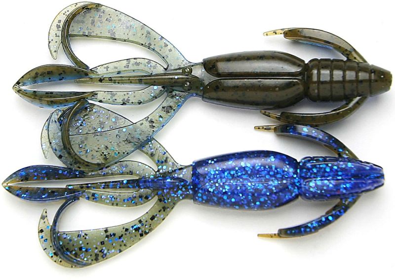 Keitech 3.6in Crazy Flapper - Okeechoeee Craw - CF36 402 Okeechoeee Craw