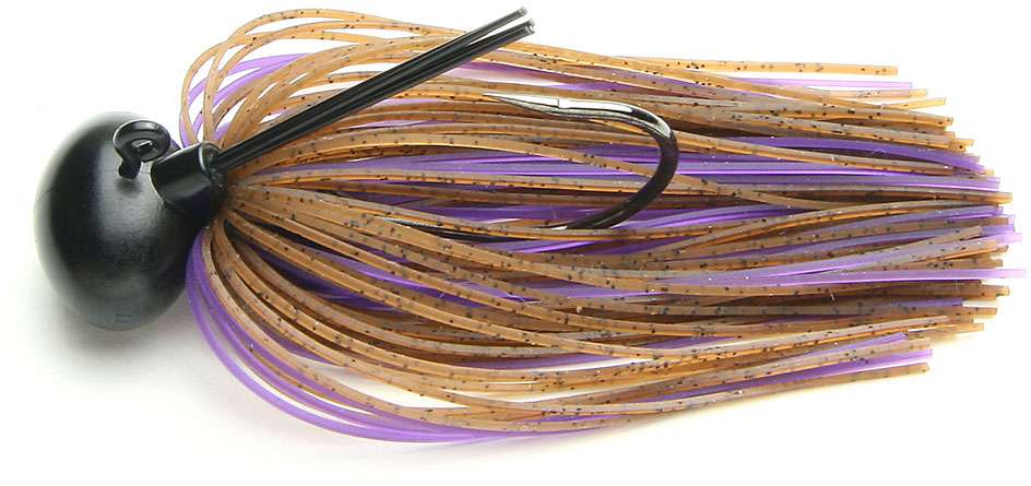 Keitech FT14 Tungsten Model II Football Jig 1/4 oz 008 Brown/ Purple