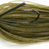 Keitech Tungsten Model II Football Jig 3/8 oz Green Pumpkin Blue Flake