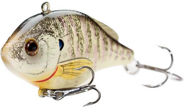 LIVETARGET Bluegill Lipless Rattlebait 2-9/16in 102 Metallic Gloss - BGV65SK 102 Metallic Gloss