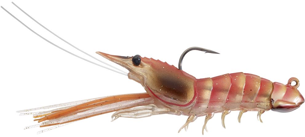 LIVETARGET Fleeing Shrimp - 3-1/2in - Pink