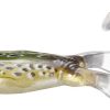 LIVETARGET Freestyle Frog - 3-1/2in - Emerald/Brown