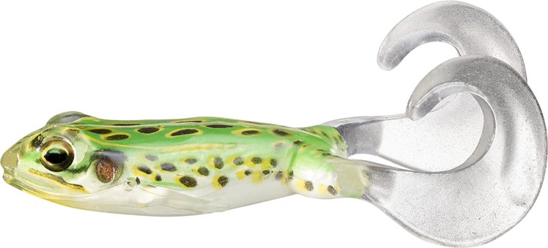 LIVETARGET Freestyle Frog - 3-1/2in - Floro Green/Yellow