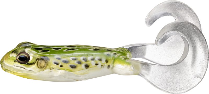 LIVETARGET Freestyle Frog - 3-1/2in - Green/Yellow