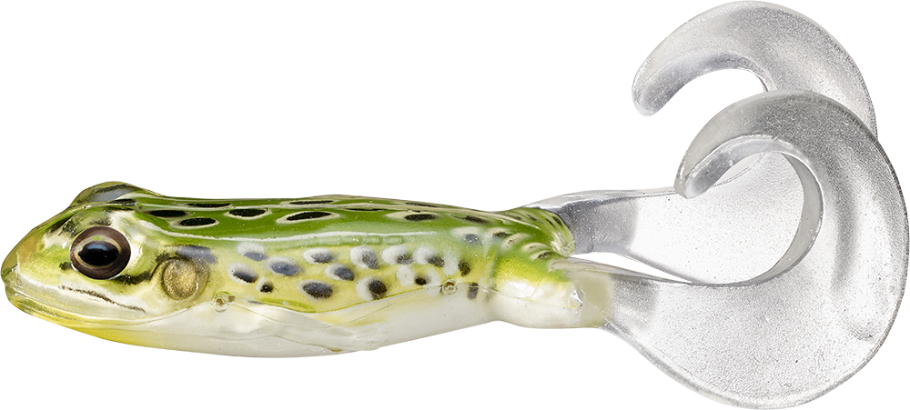 LIVETARGET Freestyle Frog - 3-1/2in - Green/Yellow