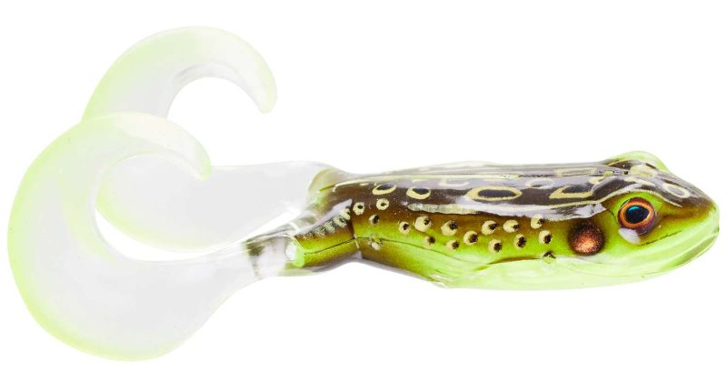 LIVETARGET Freestyle Frog Topwater - 3.5in - Fire Tip Chartreuse