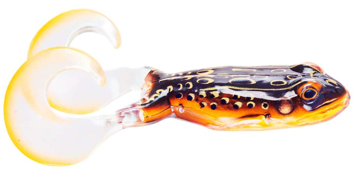 LIVETARGET Freestyle Frog Topwater - 3.5in - Fire Tip Orange