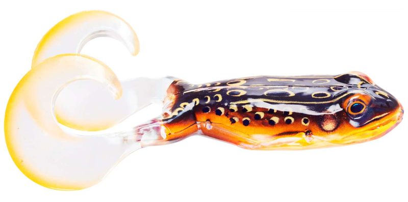 LIVETARGET Freestyle Frog Topwater - 3.5in - Fire Tip Orange