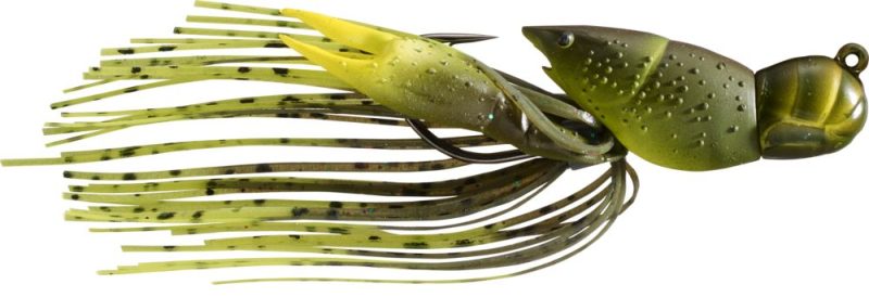 LIVETARGET Hollow Body Crawfish - 1-1/2in - Green/Chartreuse