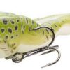 LIVETARGET Lures Walking Frog FGW105T 4-1/8in 500 Green/Yellow