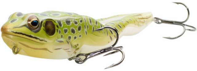 LIVETARGET Lures Walking Frog FGW105T 4-1/8in 500 Green/Yellow