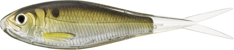 LIVETARGET Skip Shad - 3-1/2in - Silver/Brown