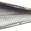 LIVETARGET Skip Shad - 3-1/2in - Silver/Smoke